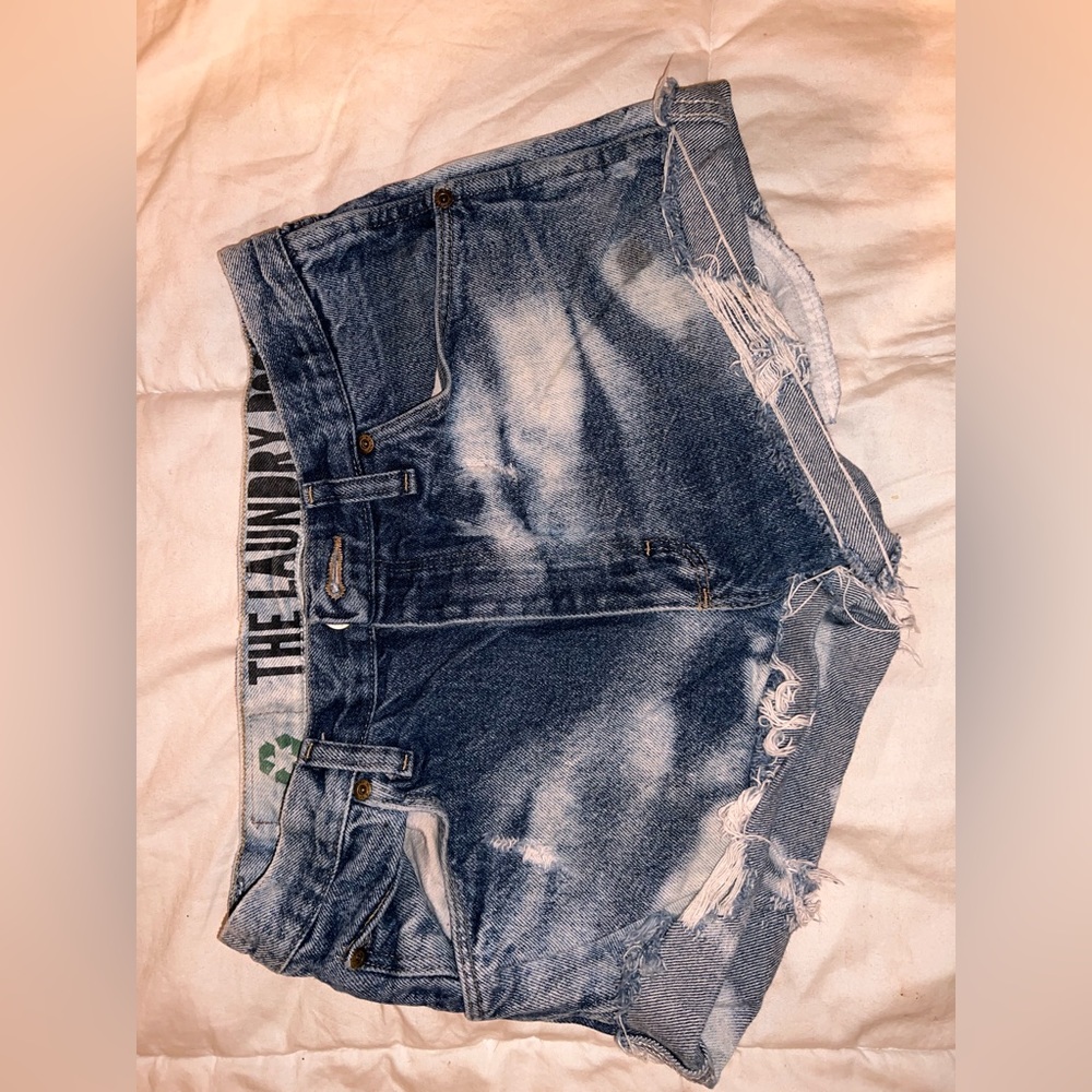 Wrangler X The Laundry Room Peekaboo booty shorts